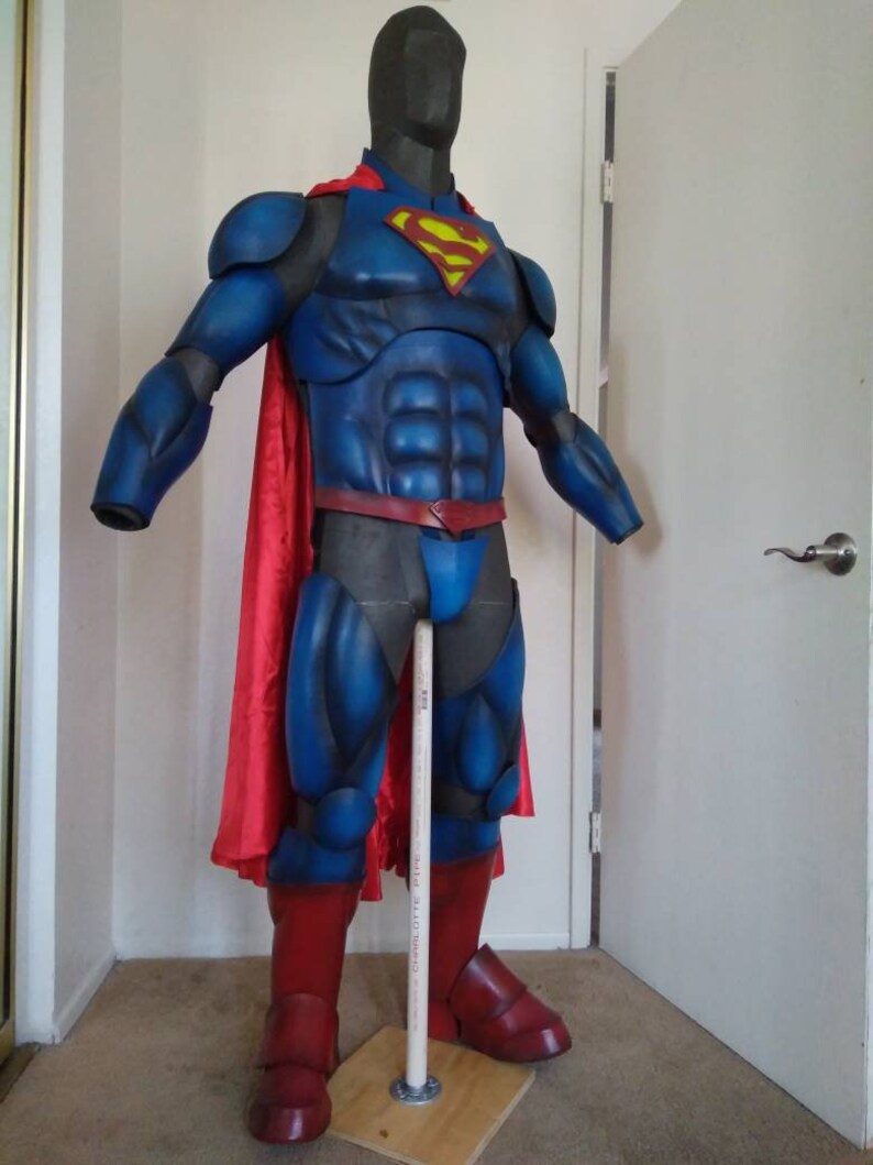 Custom Made Superman Costume Made to Order Man of Steel Etsy