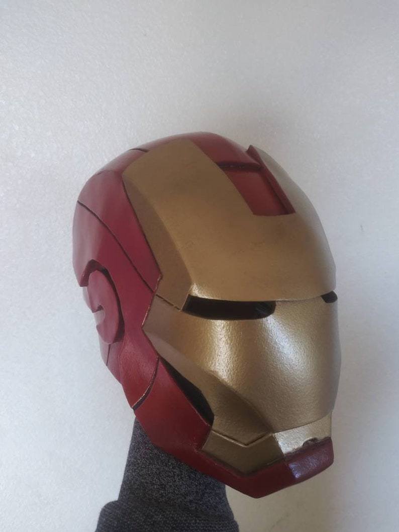 Handmade wearable Iron Man Helmet EVA foam Cosplay Ironman Etsy.de