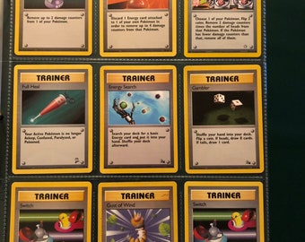 Pokémon Cards From the 90s-1995, 96,98 (binder2) - Etsy