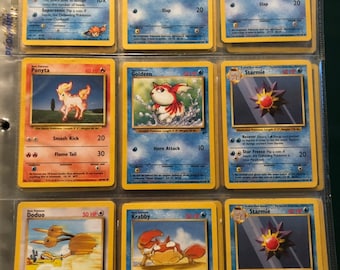 Pokmon Cards From the 90s-1995, 96,98 (binder2) - Etsy