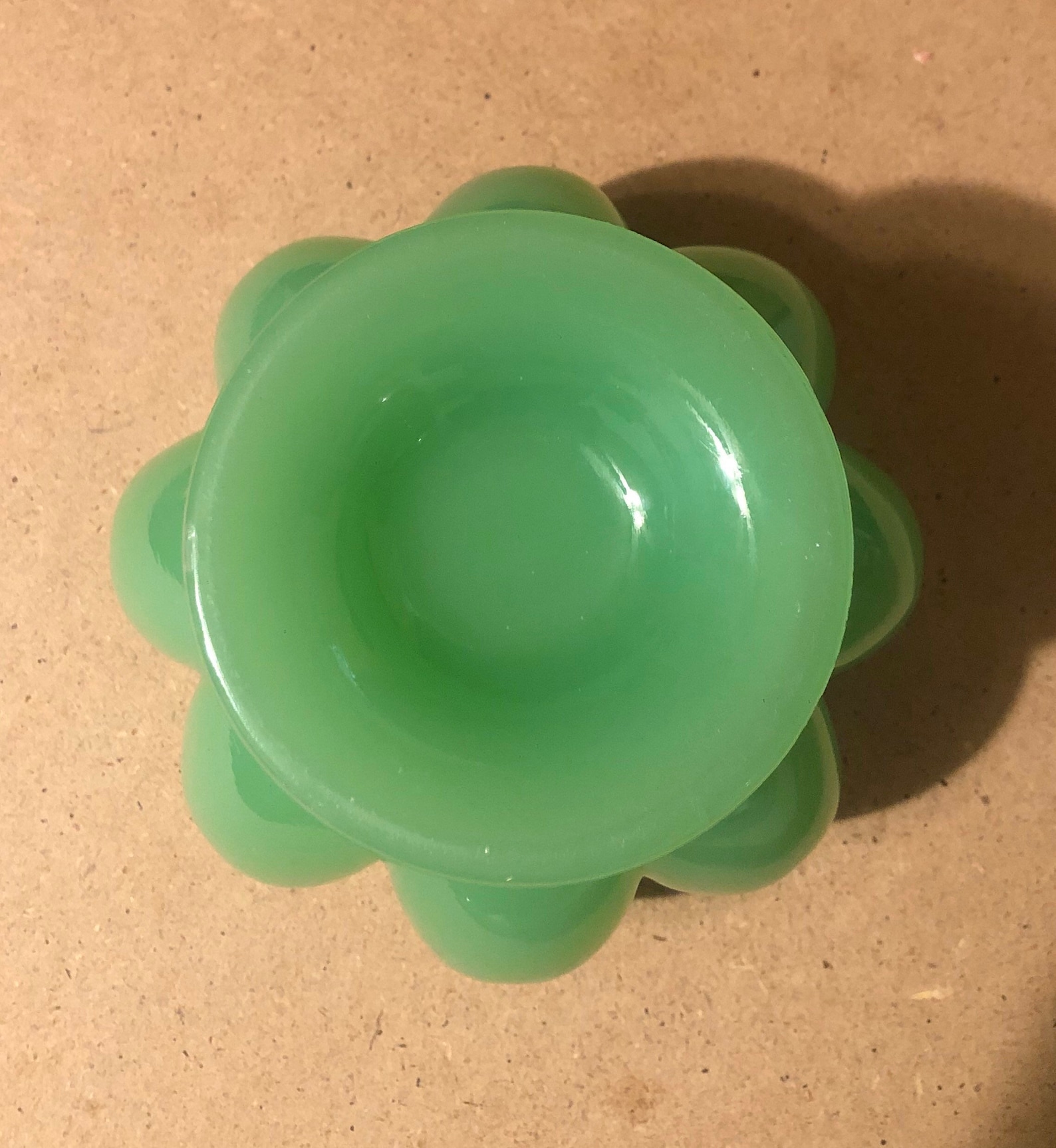 Jade Bowl Green Glass Jadeite Etsy