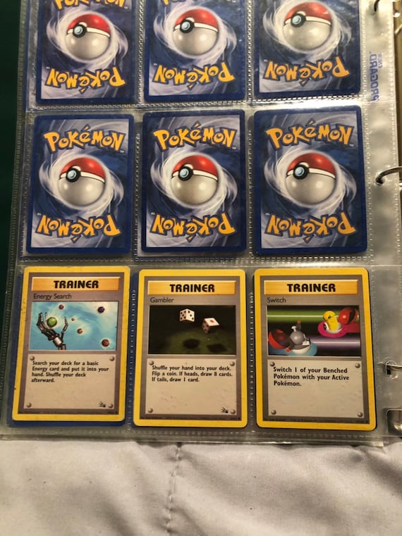 30 Special Pokemon Energy Cards Non-Basic with TopDeck Mini Binder