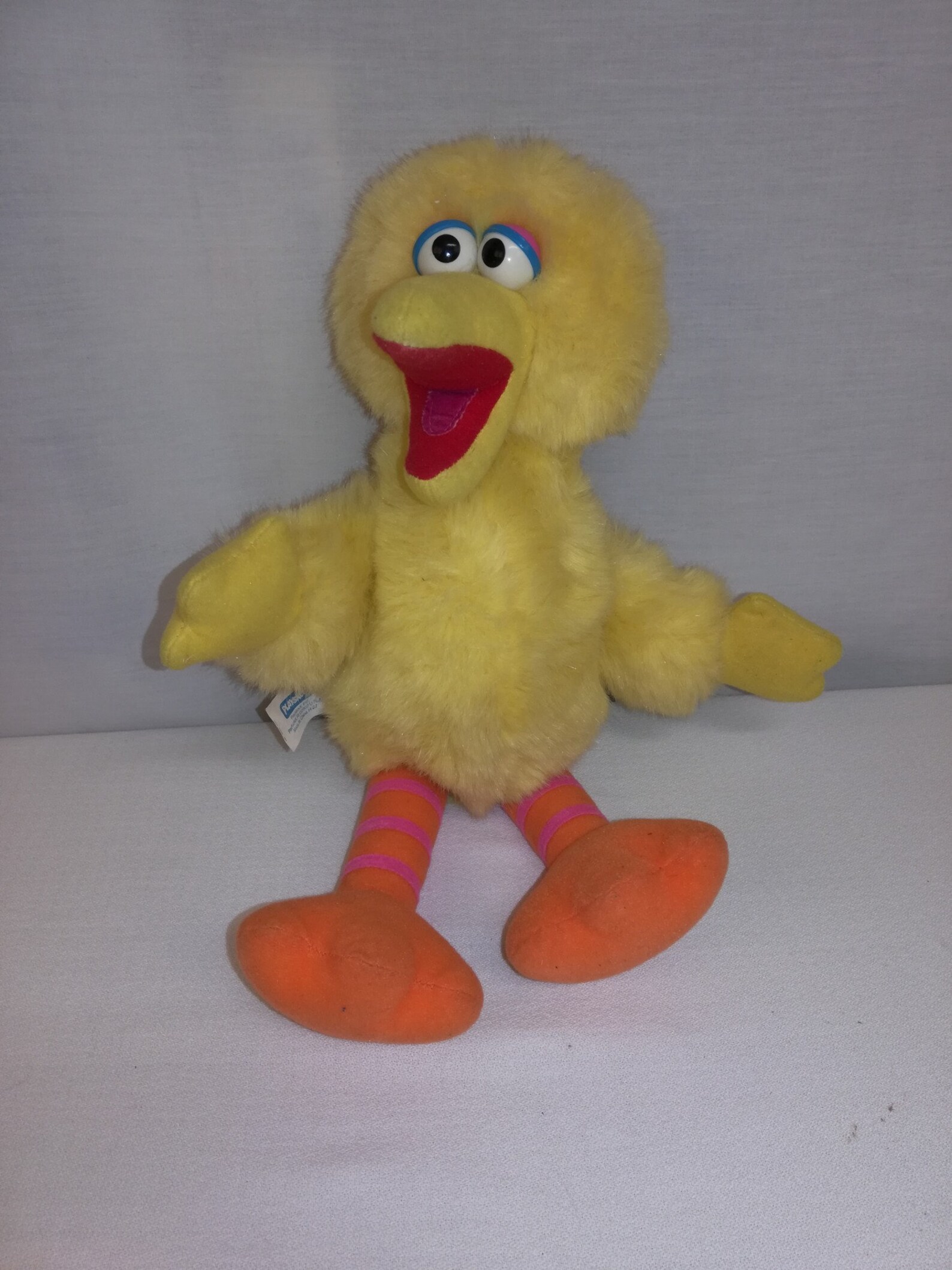Vintage Sesame Street Big Bird plush toy 13in. Playskool Etsy
