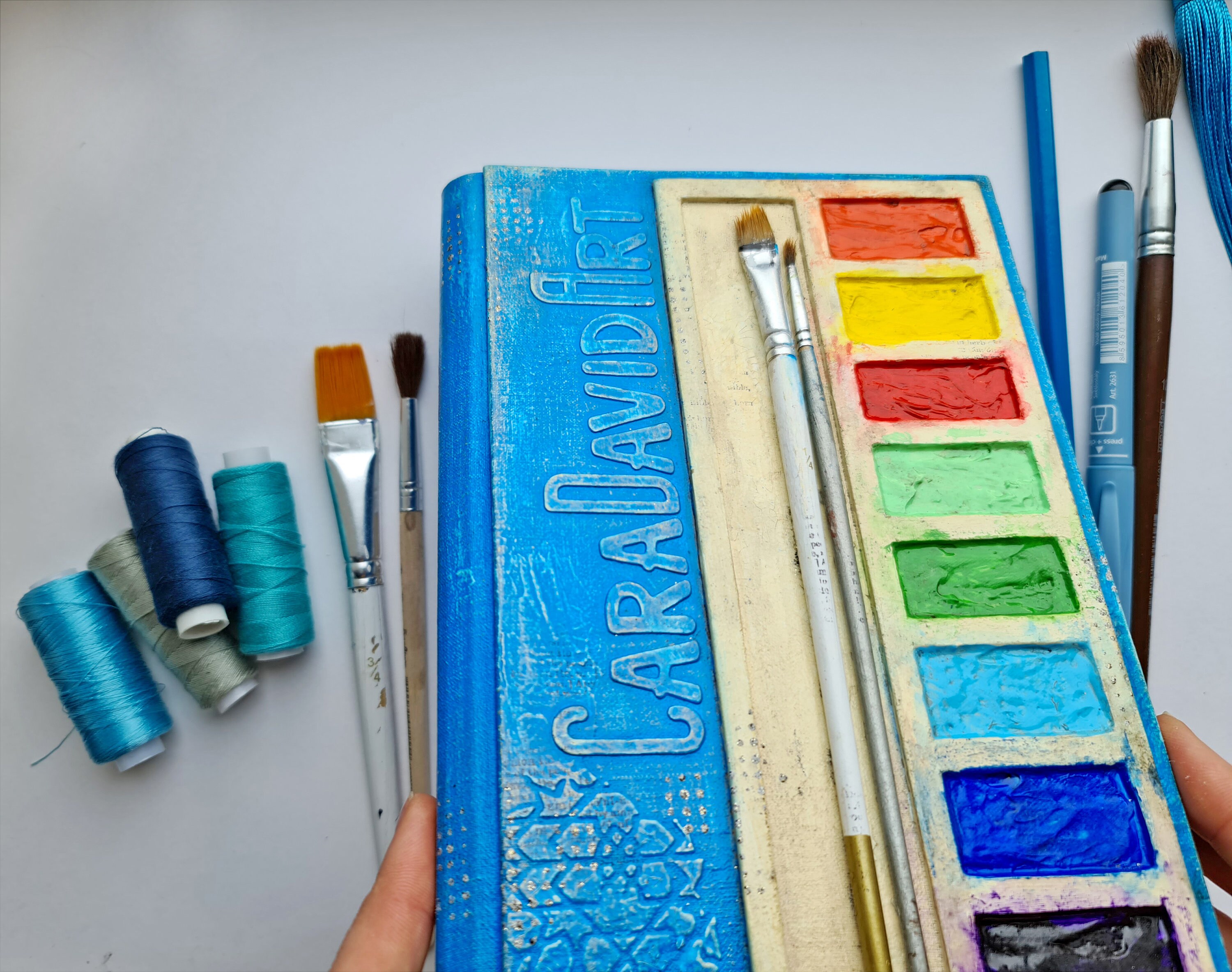 Personalized sketchbook. Art supplies. Personalized gift Etsy