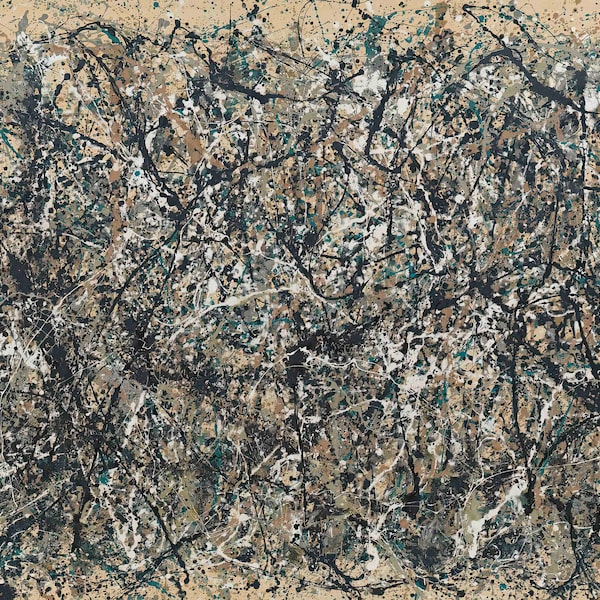 Historical Art - Jackson Pollock - Number 31, 1950