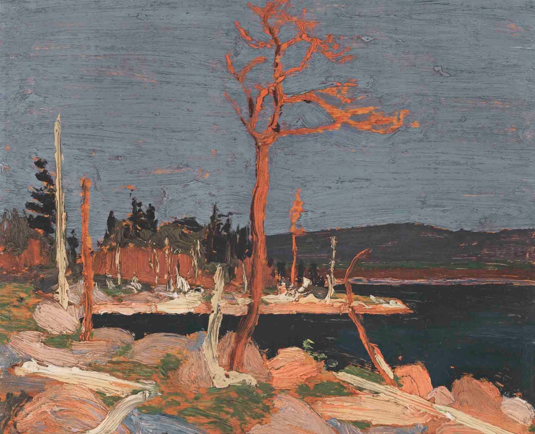 Tom Thomson Nocturne 1914 Group of 7 Giclee Canvas Etsy