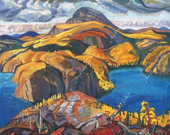 Arthur Lismer - October on the North Shore, Lake Superior, 1927 - Group of Seven, Giclee Canvas