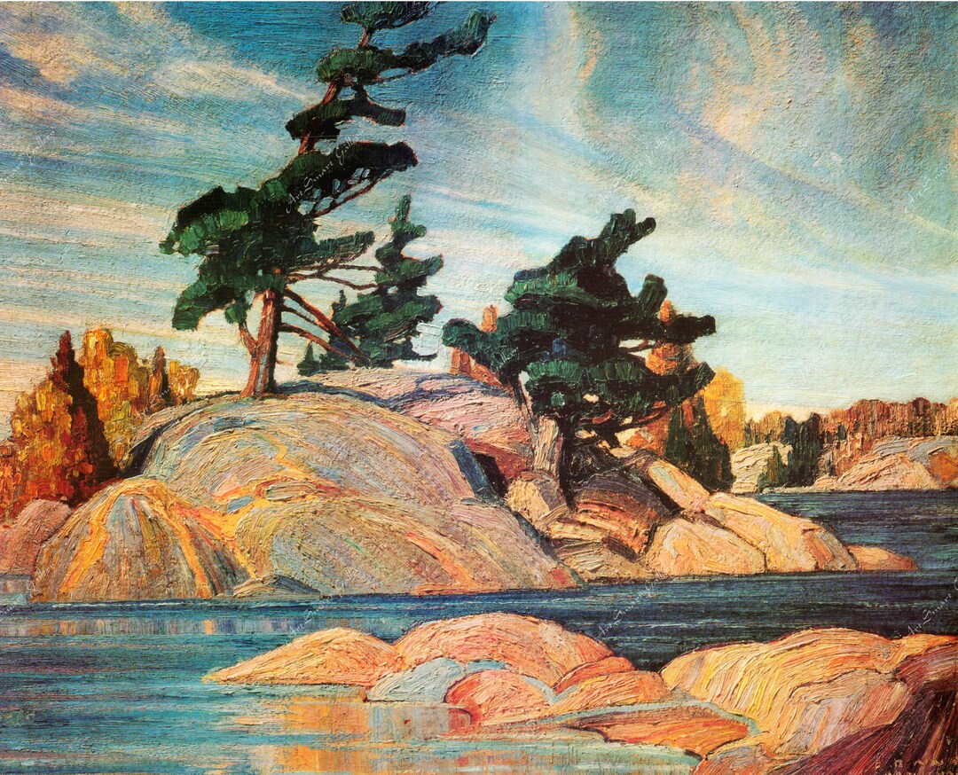 Franklin Carmichael Islands Bay Group of Seven Etsy Canada