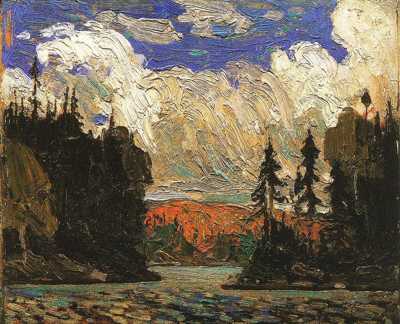 Tom Thomson - Black Spruce in Autumn, 1915 - Etsy Canada