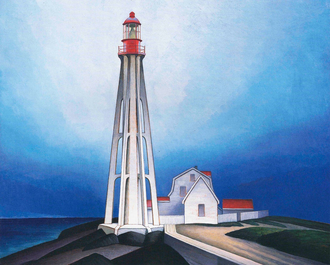 Lawren Harris Lighthouse, Father Point, 1930 Group of Seven, Giclee