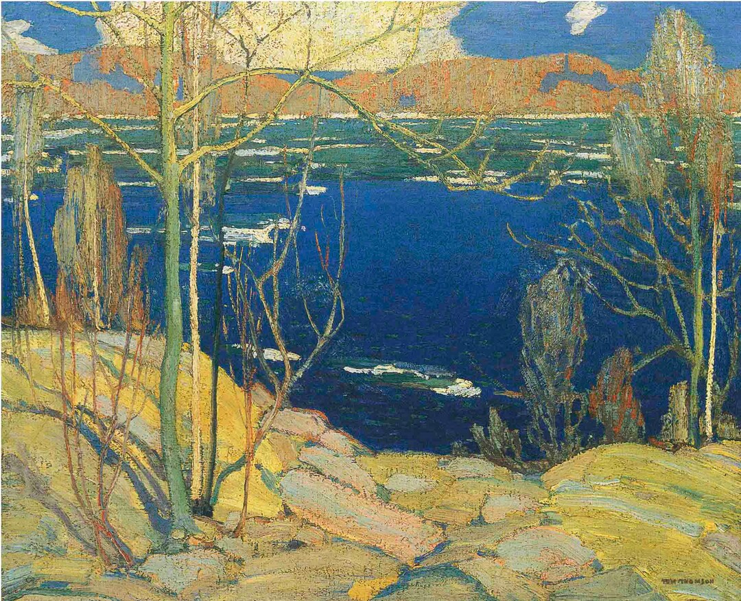 Tom Thomson Spring Ice, 1916 Group of 7, Giclee Canvas Etsy