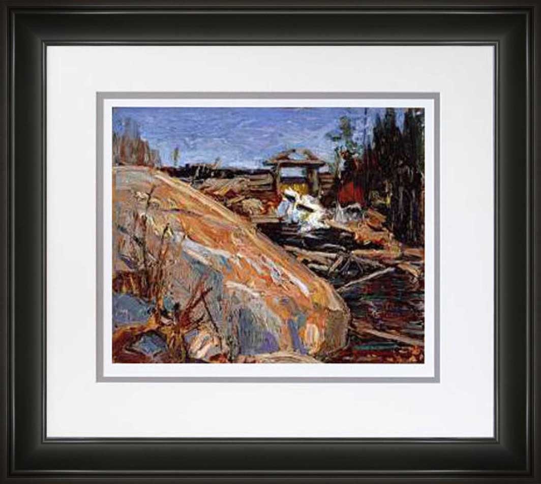 Tom Thomson 1915 Lumber Dam Giclee Canvas Group of 7 Tom Thomson 1915 Lumber Dam Giclee Canvas Group of 7