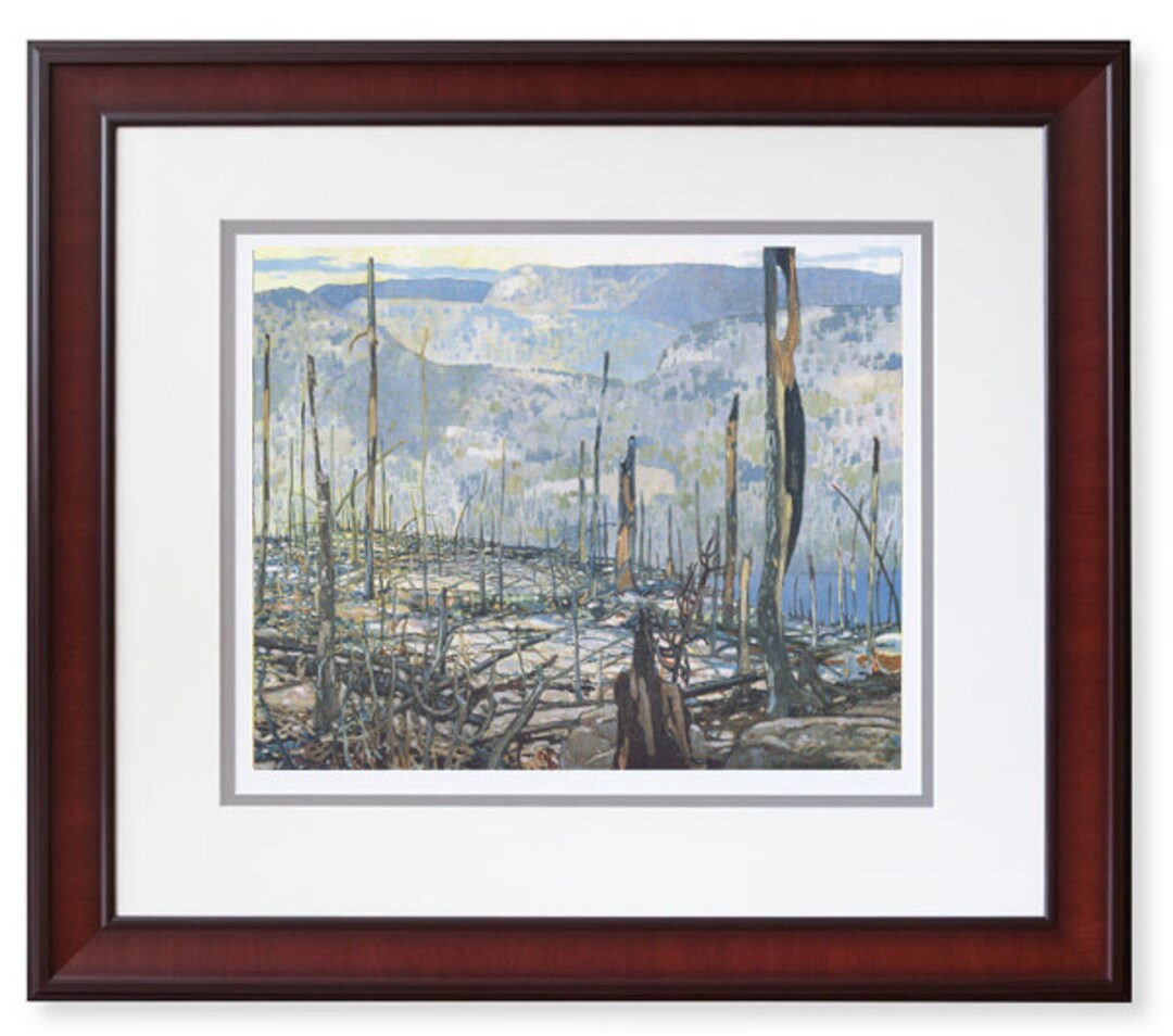 Franz Johnson, Fire Swept, Algoma, 1920, Group of Seven, Limited