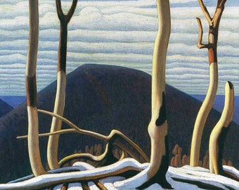 Lawren Harris - Above Lake Superior, 1922 - Group of 7, Giclee Canvas