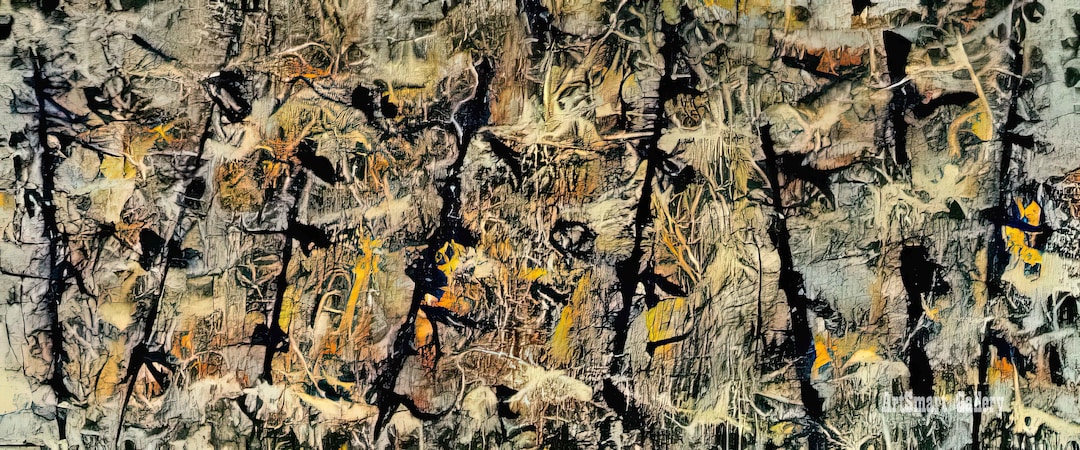 Blue Poles 1952（ジャクソン ポロック）アートポスター Historical Art - Jackson Pollock - Blue Poles, 1952 - Etsy 日本