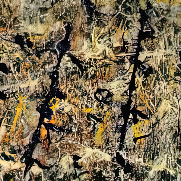 Historical Art - Jackson Pollock - Blue Poles, 1952