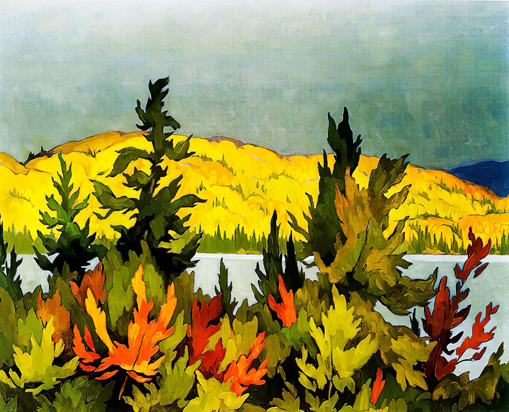 Early autumn in Algonquin Park パステル画 Tom Thomson - Early Autumn, Algonquin Park - Etsy Canada