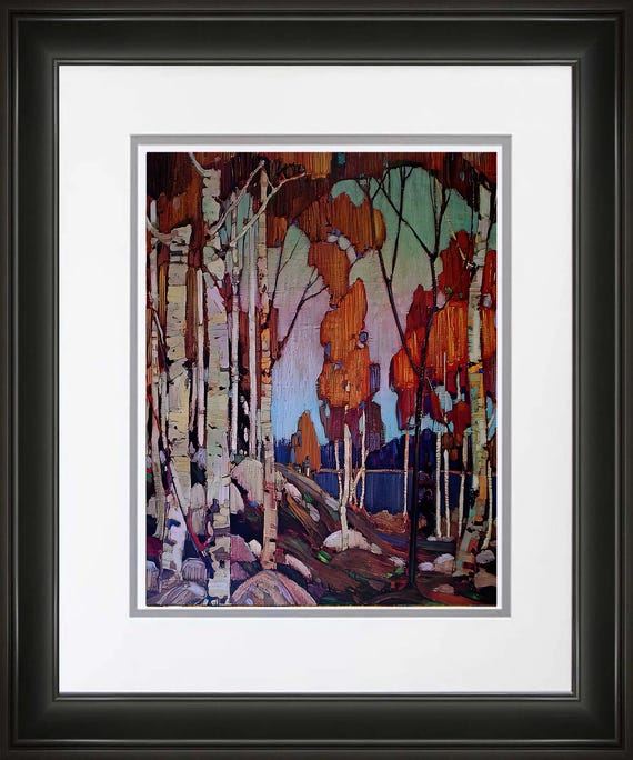 Tom Thomson - Decorative Landscape, Birches - Etsy Canada