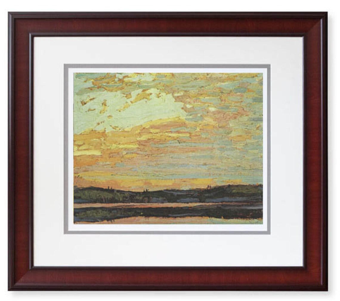 Tom Thomson Sunset Sky Group of Seven Limited Edition Etsy