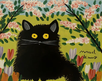 Maud Lewis - One Black Cat