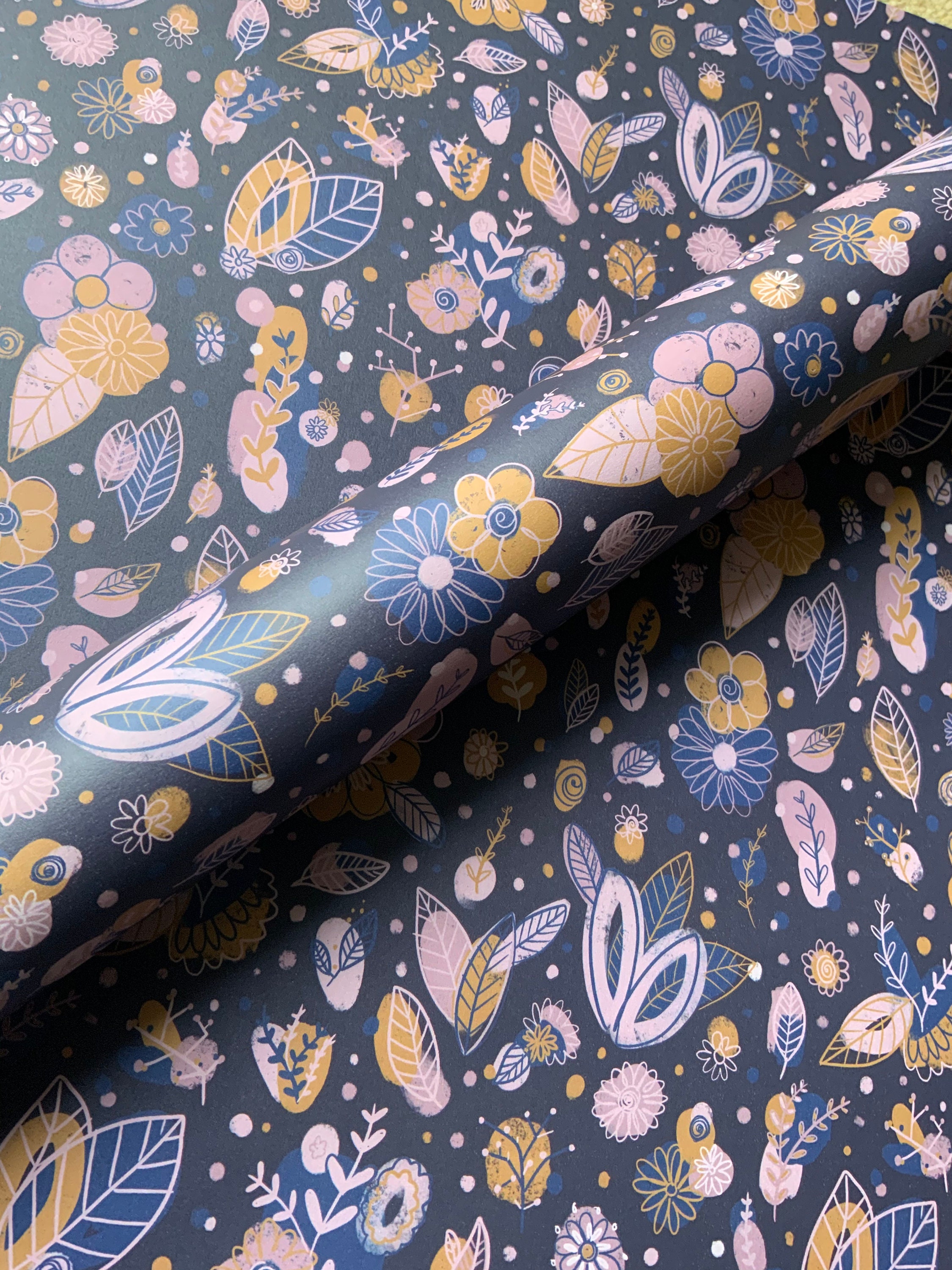 Midnight Garden Gift Wrap Wrapping Paper Etsy