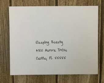 Invitations: Hand Written Personalized Addressed Envelops