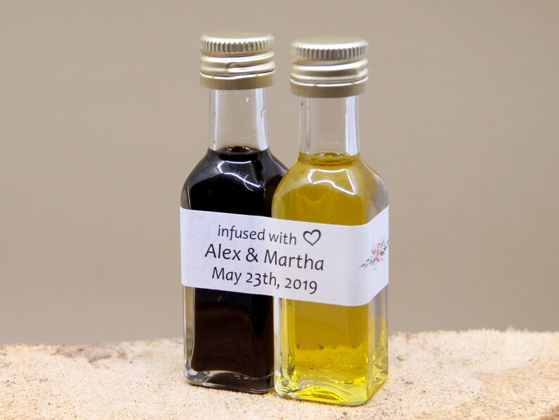 FREE Shipping Mini Olive Oil & Balsamic Vinegar Favors Infused Etsy
