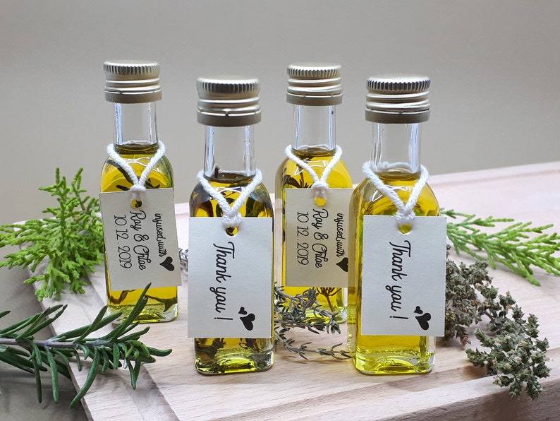FREE Shipping Mini Olive Oil Favors Infused Organic Greek Etsy UK