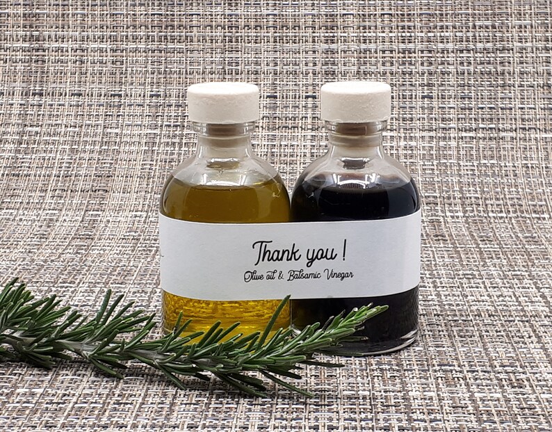 FREE Shipping Mini Olive Oil & Balsamic Vinegar Favors Etsy