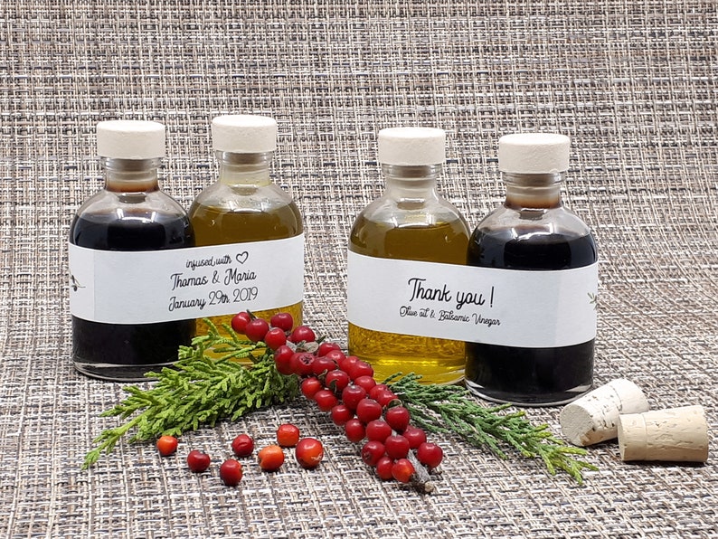 FREE Shipping Mini Olive Oil & Balsamic Vinegar Favors Etsy