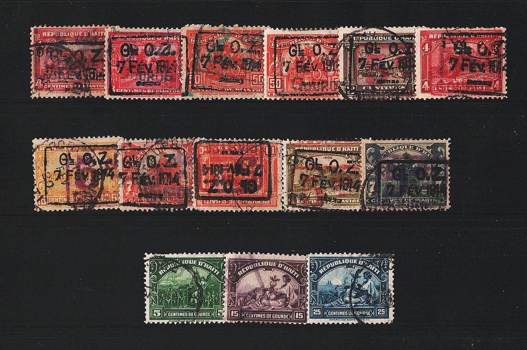 Haiti Collection -- 1890-1920 -- 65 Different Early Stamps -- #25-#314 ...