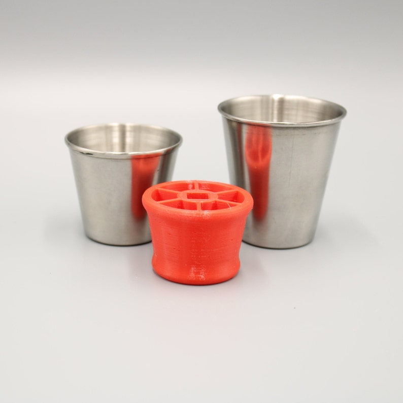 Stainless Steel Shot Glass / Amazon Shot Glasses / Flexert Etsy