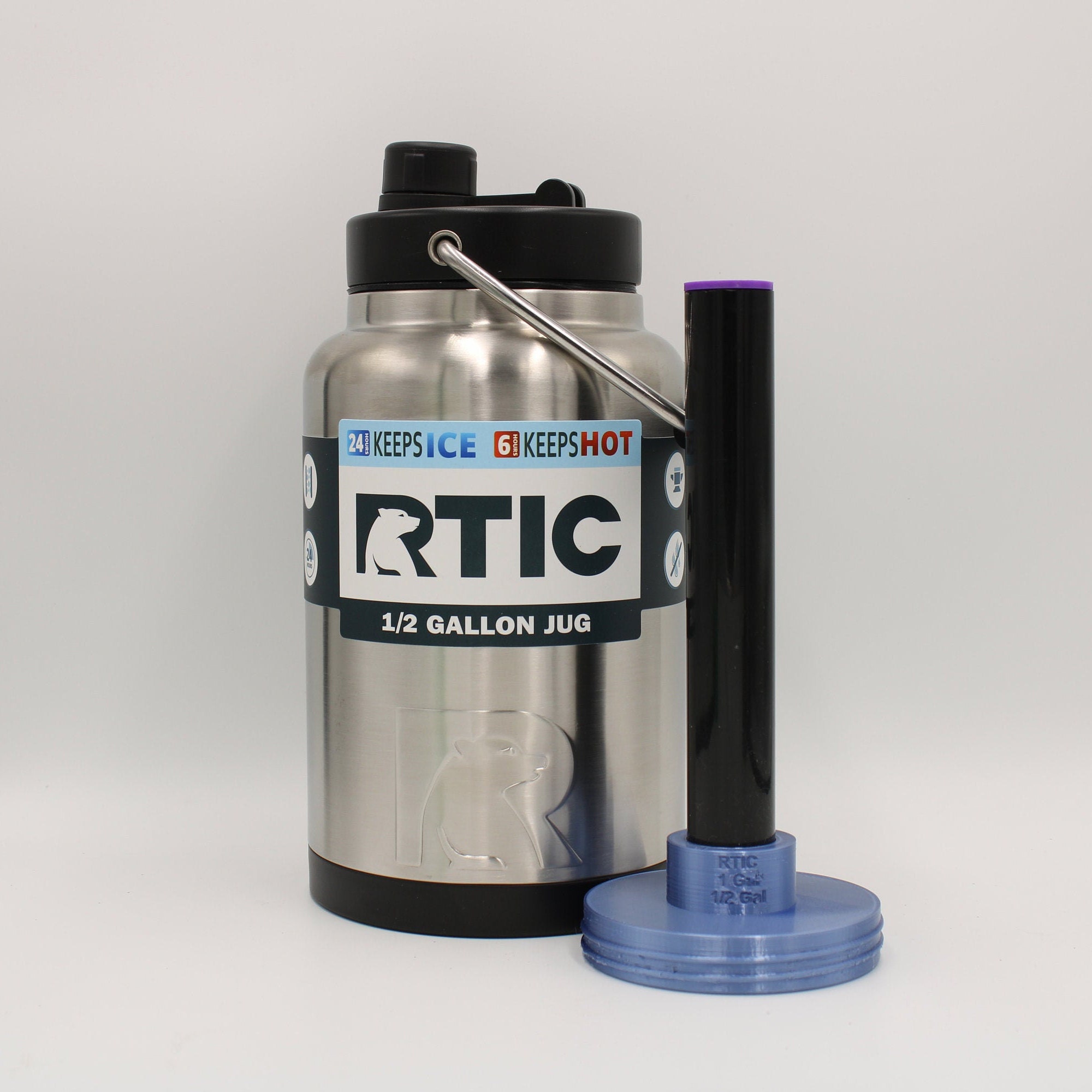 RTIC Half Gallon Jug Adapter / RTIC Gallon Jug Adapter / Cup Turner Adapter  / Adapter ONLY 