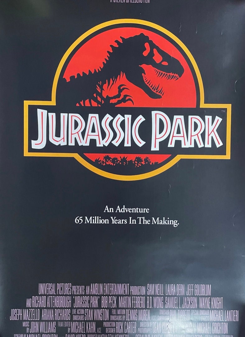 Limited Jurassic Park Mini Movie Poster 