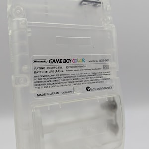 Naklejka na Gameboy Color Przezroczysta