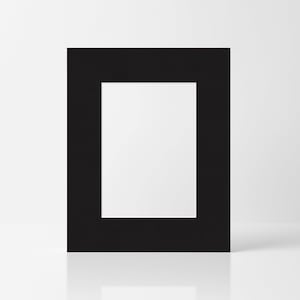 Pure Black - Single Matboard - Color Matboard, Photography Matboard, Art Matboard