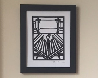 Paper Cutout - Train Series III