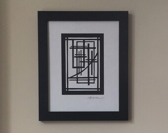 Paper Cutout - Hand Cut Abstract