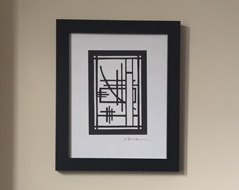 Paper Cutout - Hand Cut Abstract
