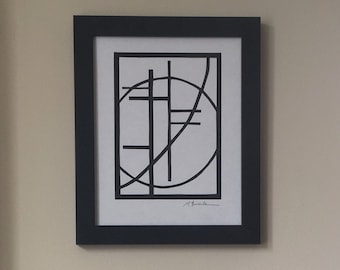 Paper Cutout - Hand Cut Abstract