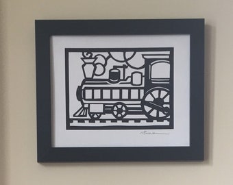 Paper Cutout - Train Series V