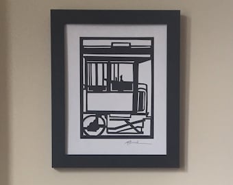 Paper Cutout - Train Series II