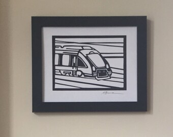 Paper Cutout - Train Series IV