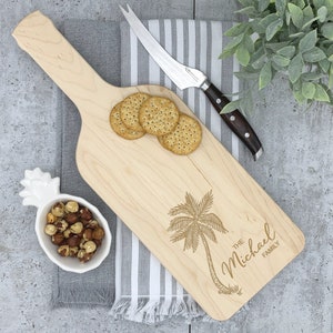 Cutting Board House Warming Gift, Cutting Board Personalized Wine And Cheese Cutting Board, Custom Cutting Board, 6.00&quot; X 17.00&quot; X 3/4&quot;
