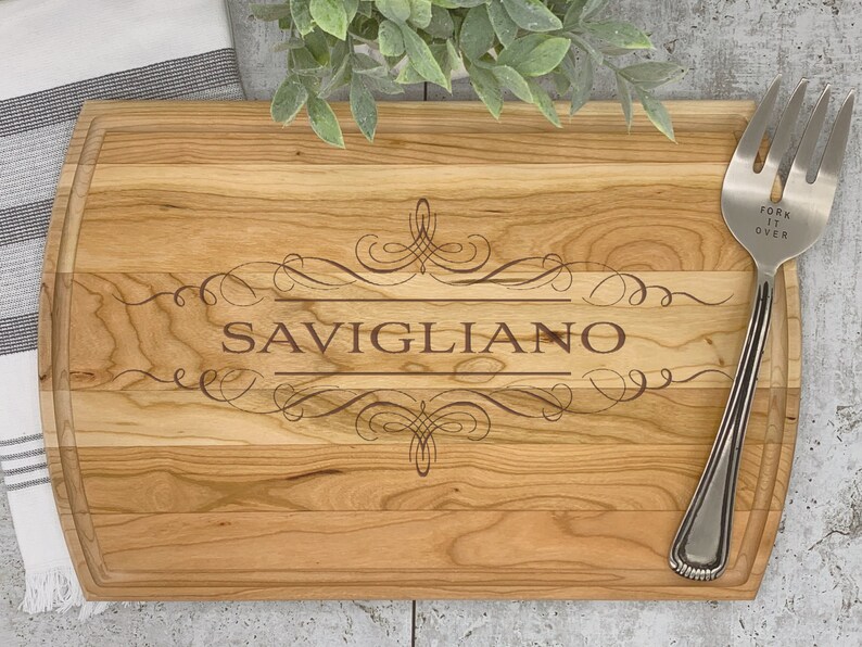 Cutting Board With Personalization Personalized Cutting Board Etsy