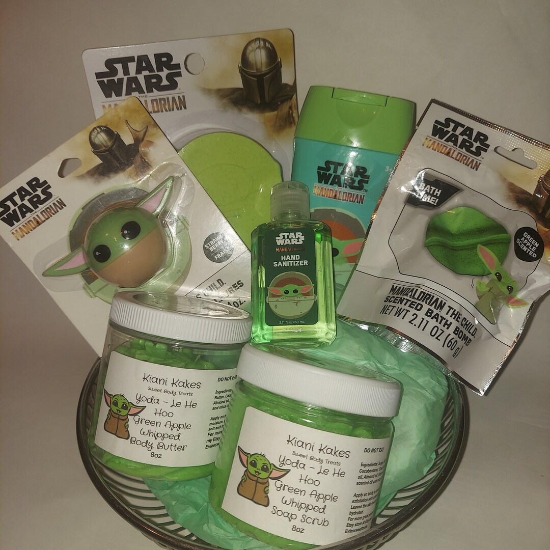 Yoda Body Set, Yoda Bath Set, Mandalorian, Star Wars, Baby Yoda, Yoda
