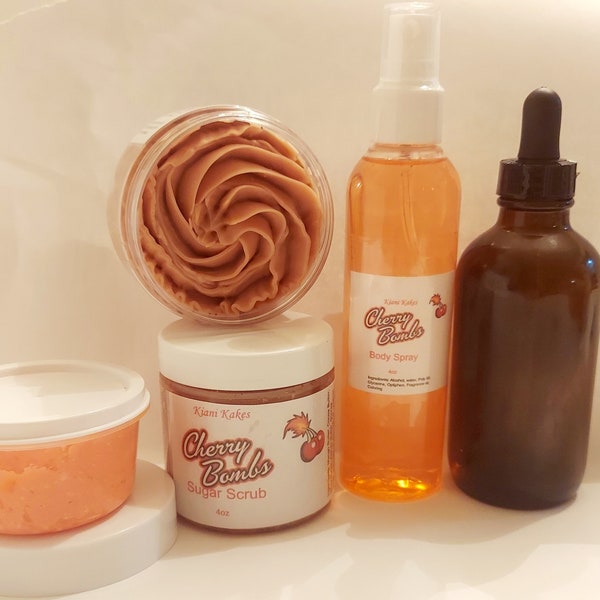Cherry Body Scrub Etsy