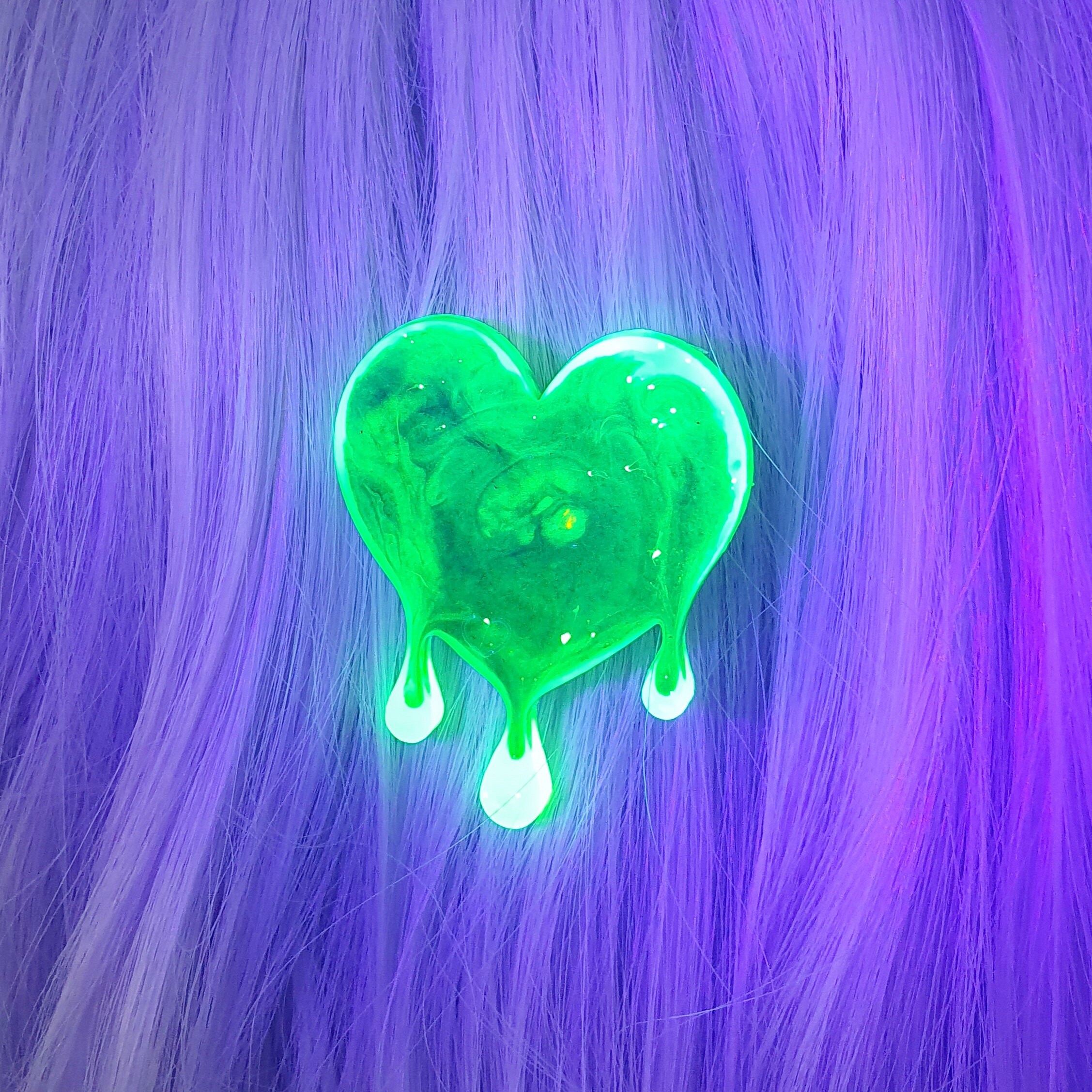 Drippy Heart Heart Hair Clip Cute Hair Accessories Etsy Ireland