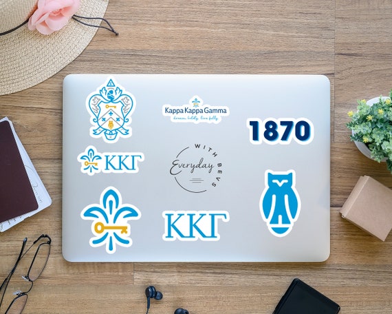 Kappa Kappa Gamma Classic Sticker Pack 14er Set Sorority Etsy