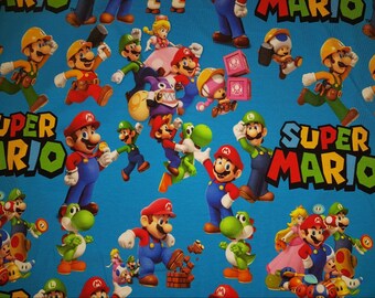 Bastel Kunstlerbedarf Super Mario Sweat Stoff Stoffe